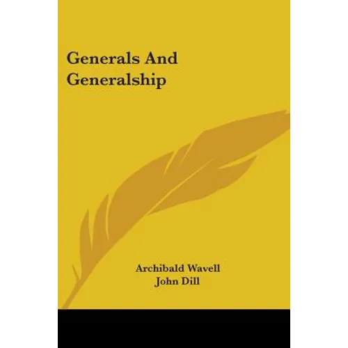 Generals And Generalship - Paperback
