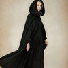 Hooded Shawl Extended Cape Coat | Versatile 5-Color Hooded Shawl Poncho (MOA088)