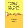 Introduction to Matrix Methods in Optics - Paperback