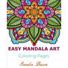 Easy Mandala Art Coloring Pages - Paperback