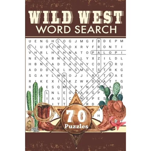 Wild West Word Search: Travel Size Western Word Find Puzzle Book for Adults and Everyone - Paperback