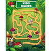 Kids Mazes: Fun Kids Mazes Ages 4-8 - Paperback