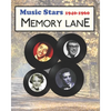 Music Stars (1940-1960) Memory Lane: large print book for dementia patients - Paperback