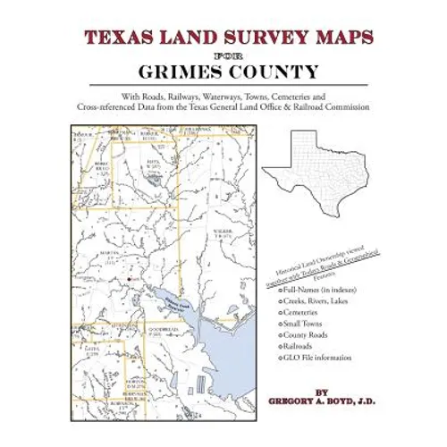 Texas Land Survey Maps for Grimes County - Paperback