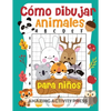 Cómo dibujar animales para niños: el divertido y emocionante libro de dibujo paso a paso para que los niños aprendan a dibujar sus animales favoritos - Paperback