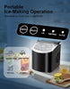 Portable Countertop Ice Maker Machine – Fast Ice Making, 2 Ice Sizes