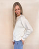 Sequin Detail Sweater - Off White