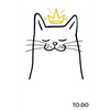 To Do: To-Do Lists with Checkboxes - Cute Cat - Paperback
