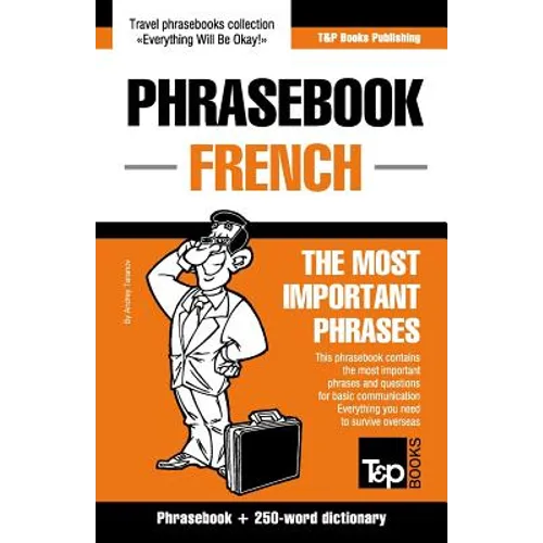 English-French phrasebook and 250-word mini dictionary - Paperback