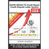 RAPID RESULTS Credit Repair Credit Dispute Letter System - Paperback