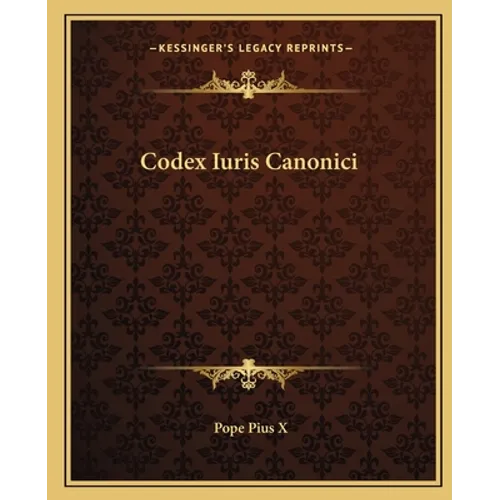 Codex Iuris Canonici - Paperback