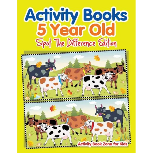 Activity Books 5 Year Old Spot The Difference Edition - Paperback