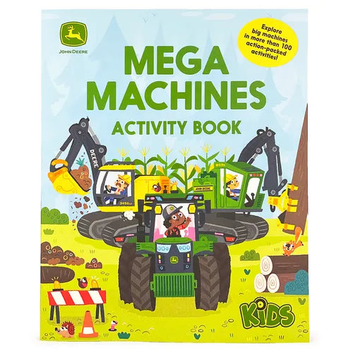 John Deere Kids Mega Machines Activity Book - Paperback