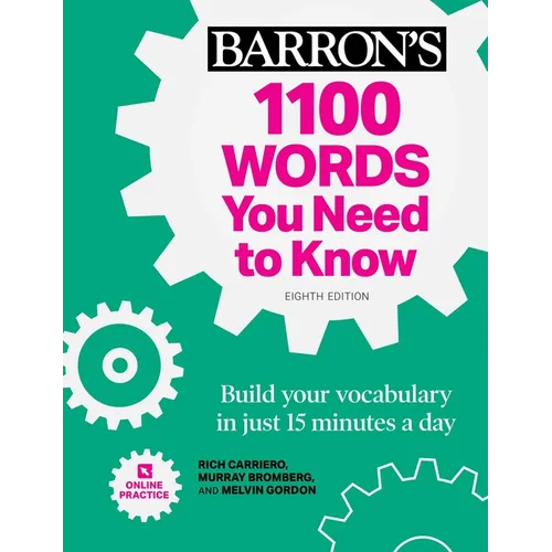 1100 Words You Need to Know + Online Practice: Build Your Vocabulary in Just 15 Minutes a Day! - Paperback