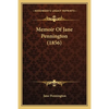 Memoir Of Jane Pennington (1856) - Paperback