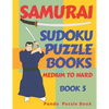 Samurai Sudoku Puzzle Books Medium To Hard - Book 5: Sudoku Variations Puzzle Books - Brain Games For Adults - Paperback