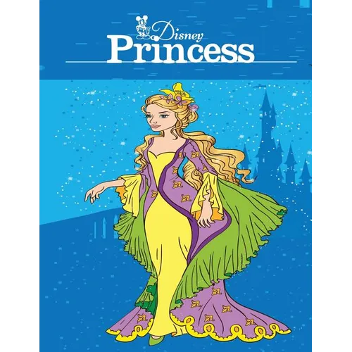 Disney Princess: Adult Coloring Book: Beautiful designs to Inspire your Creativity and Relaxation. - Paperback