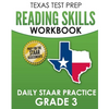 TEXAS TEST PREP Reading Skills Workbook Daily STAAR Practice Grade 3: Preparation for the STAAR Reading Tests - Paperback