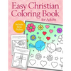 Easy Christian Coloring Book for Adults: Calming Large Print Psalms for Seniors and Beginners - Paperback