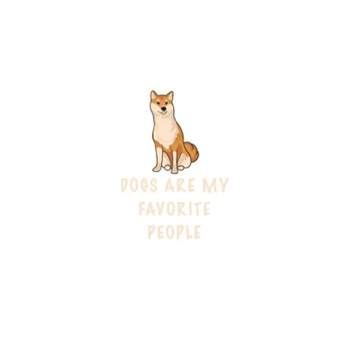 Dogs Are My Favorite People: Cute Family Gift Idea for dogs lover Border Collie: Lined Notebook - journal (6 - 9) - 110 Pages - Matte notebook - Paperback