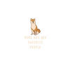 Dogs Are My Favorite People: Cute Family Gift Idea for dogs lover Border Collie: Lined Notebook - journal (6 - 9) - 110 Pages - Matte notebook - Paperback