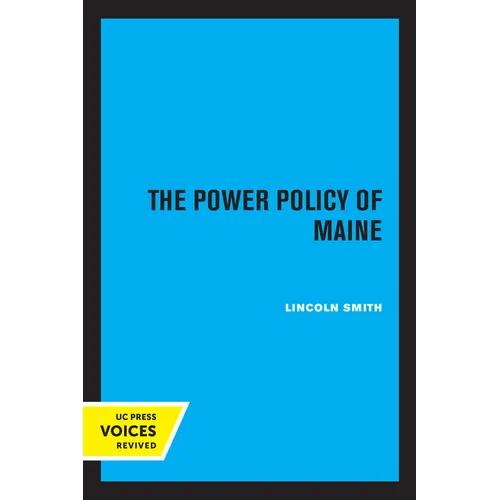 The Power Policy of Maine - Paperback