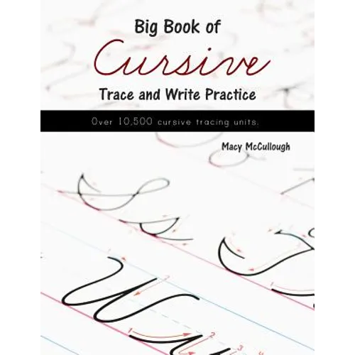 Big Book of Cursive Trace and Write Practice - Paperback