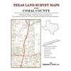 Texas Land Survey Maps for Comal County - Paperback