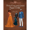 Dollys and Friends, Prom King and Queen Paper Dolls, Wardrobe No: 10 - Paperback