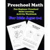Preschool Math: Fun Beginner Preschool Math Learning Activity Workbook: For kids Ages 2-4: Preschool Math: Fun Beginner Preschool Math - Paperback
