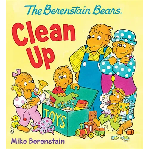 The Berenstain Bears Clean Up - Board Book