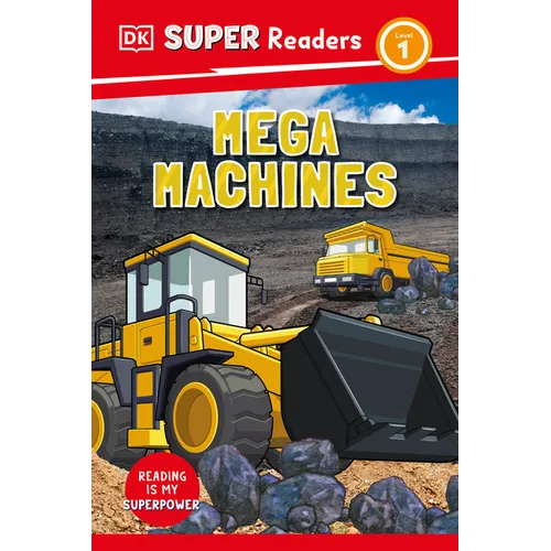 DK Super Readers Level 1 Mega Machines - Hardcover