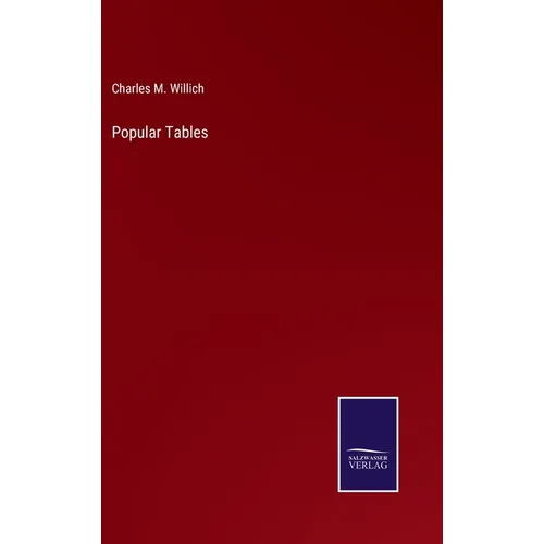 Popular Tables - Hardcover