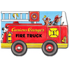 Curious George's Fire Truck (Mini Movers Shaped S) - Board Book