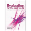 Evaluation for the Real World: The Impact of Evidence in Policy Making - Paperback