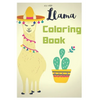 llama coloring book: Fun coloring gift book for llama lovers with stress relief llama designs and funny cute shows - Paperback