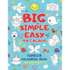 Big Simple Easy To Colour Toddlers Colouring Book For Kids Ages 2-4: Toddler Learning Activieties. Arts and crafts for kidsKids Ages 2-4 2-5 1-3. Earl - Paperback