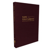 Niv, New Testament with Psalms and Proverbs, Pocket-Sized, Paperback, Burgundy, Comfort Print - Paperback