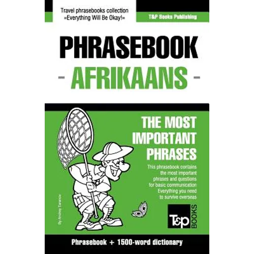 English-Afrikaans phrasebook and 1500-word dictionary - Paperback