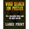 Word Search 100 Puzzles Large Print: Fun & Challenging Puzzle Games for Adults and Kids (8.5" x 11" Large Print) - Paperback
