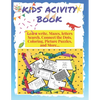 kids activity book learn write, mazes, letters search, connect the dots, coloring, pictures puzzles and more: 145 pages of fun never bored, with illus - Paperback