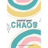 Control Your Chaos To-Do List Notebook: 120 Pages Lined Undated To-Do List Organizer with Priority Lists (Medium A5 - 5.83X8.27 - Blue Abstract) - Paperback