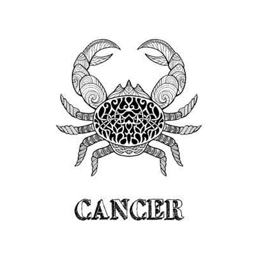 Cancer: Coloring Book with Three Different Styles of All Twelve Signs of the Zodiac. 36 Individual Coloring Pages. 8.5 x 11 - Paperback