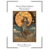 Harvest Moon's Embrace Cross Stitch Pattern: Regular and Large Print Cross Stitch Chart - Paperback