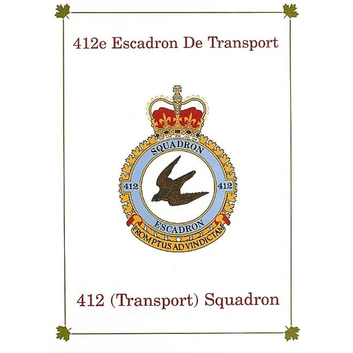 412e Escadron de Transport: 412 (Transport) Squadron - Hardcover