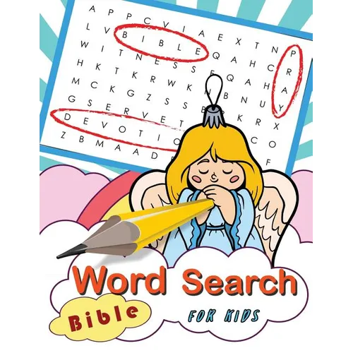 Word Search Bible for Kids: Word Search Books for Kids Ages 6-8 - Paperback