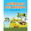Animales del mundo para colorear Libro - Paperback