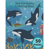 Sea Creatures Coloring Book: Ocean Coloring Book For Adults And Kids Best Gift Idea Relaxing Stress Dolphins - Paperback