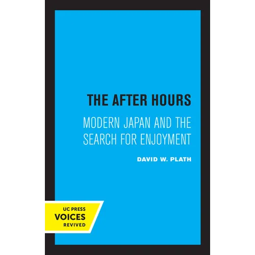 The After Hours: Modern Japan and the Search for Enjoyment - Paperback