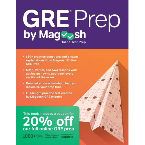 GRE Prep by Magoosh - Paperback